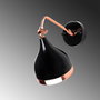 Opviq Yıldo - 7031 Lámpara de pared Negro y Cobre